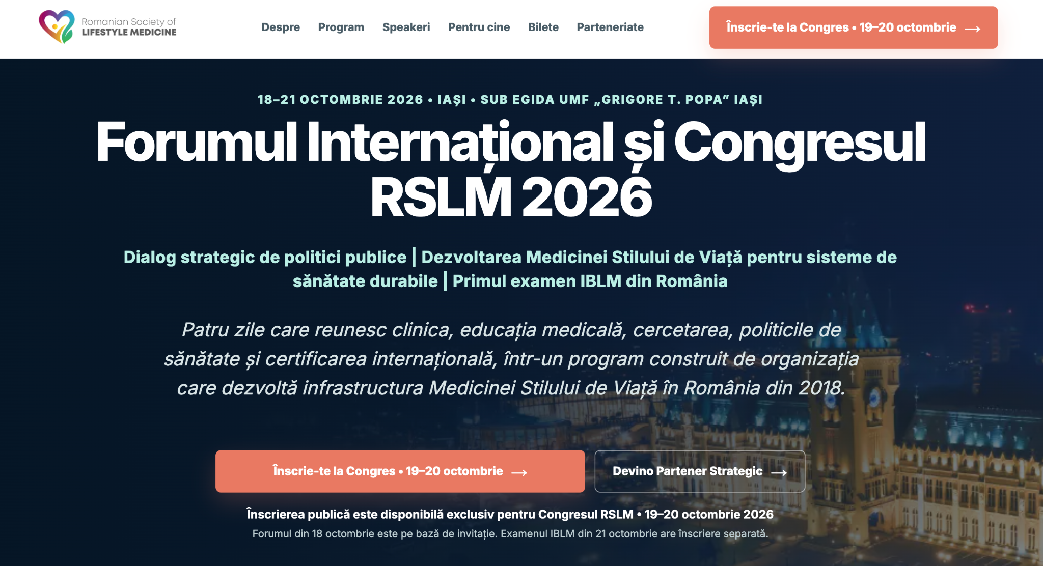 Captură reprezentativă Congresul RSLM 2026