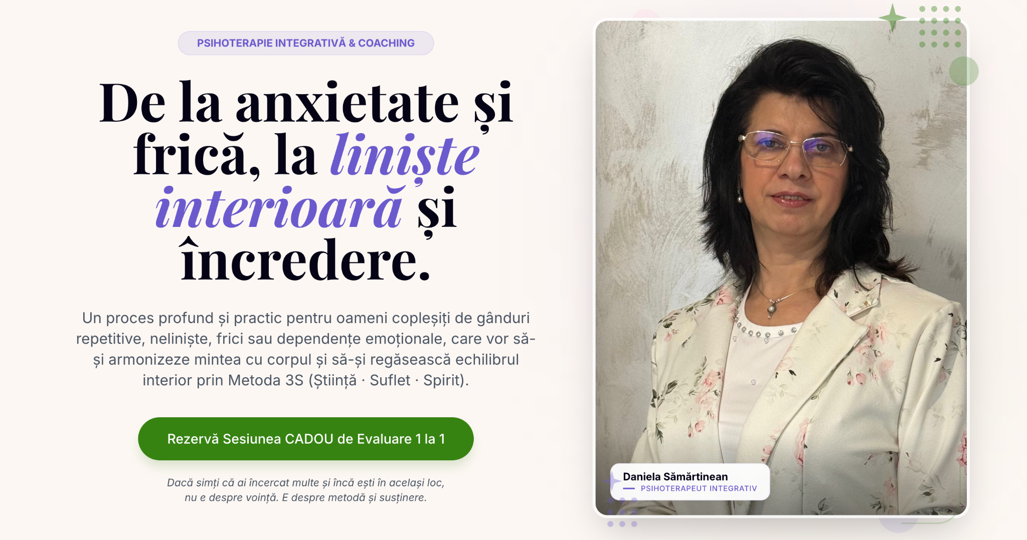 Captură reprezentativă Daniela Sămărtinean