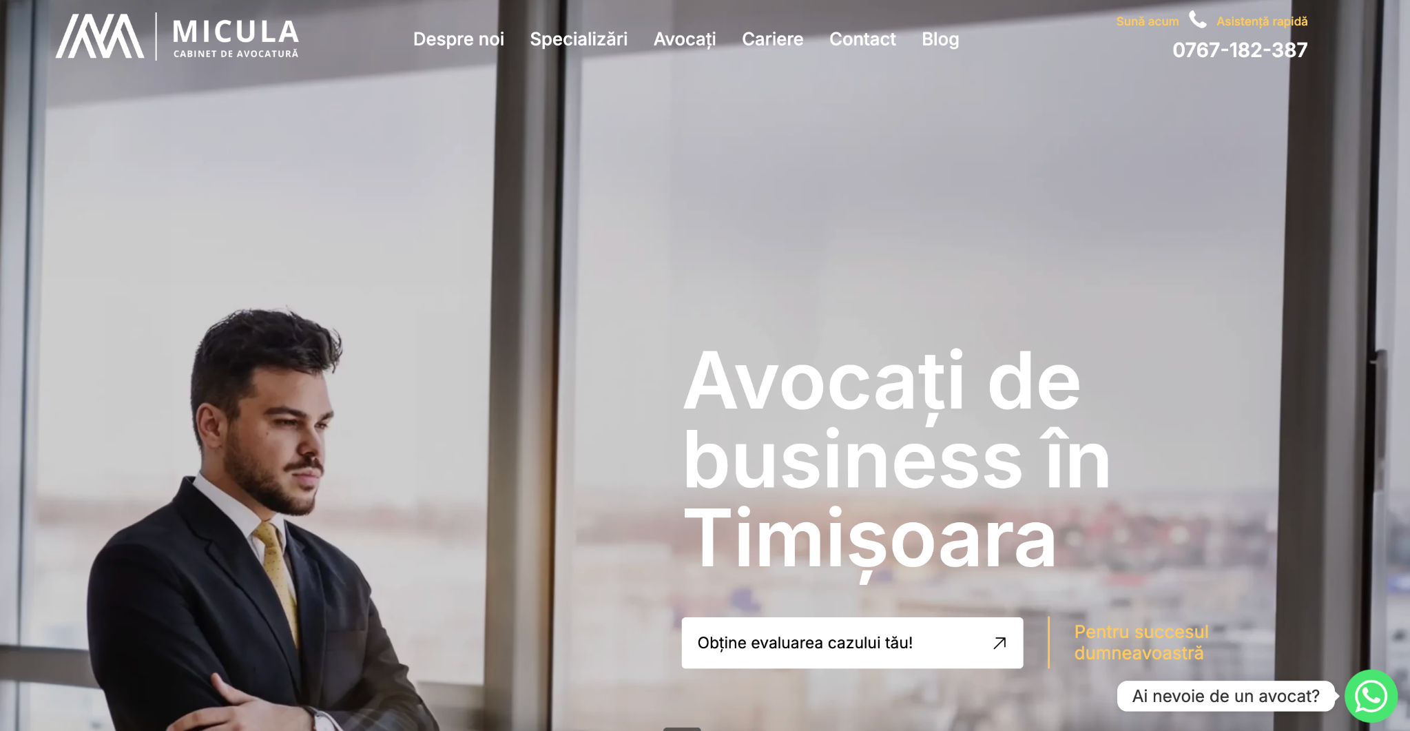 Captură reprezentativă Micula Cabinet Avocat