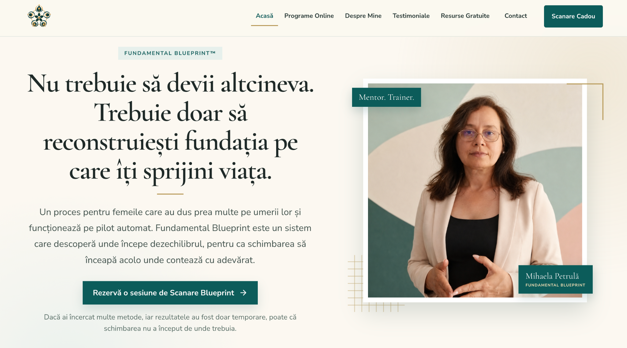Captură reprezentativă Fundamental Blueprint