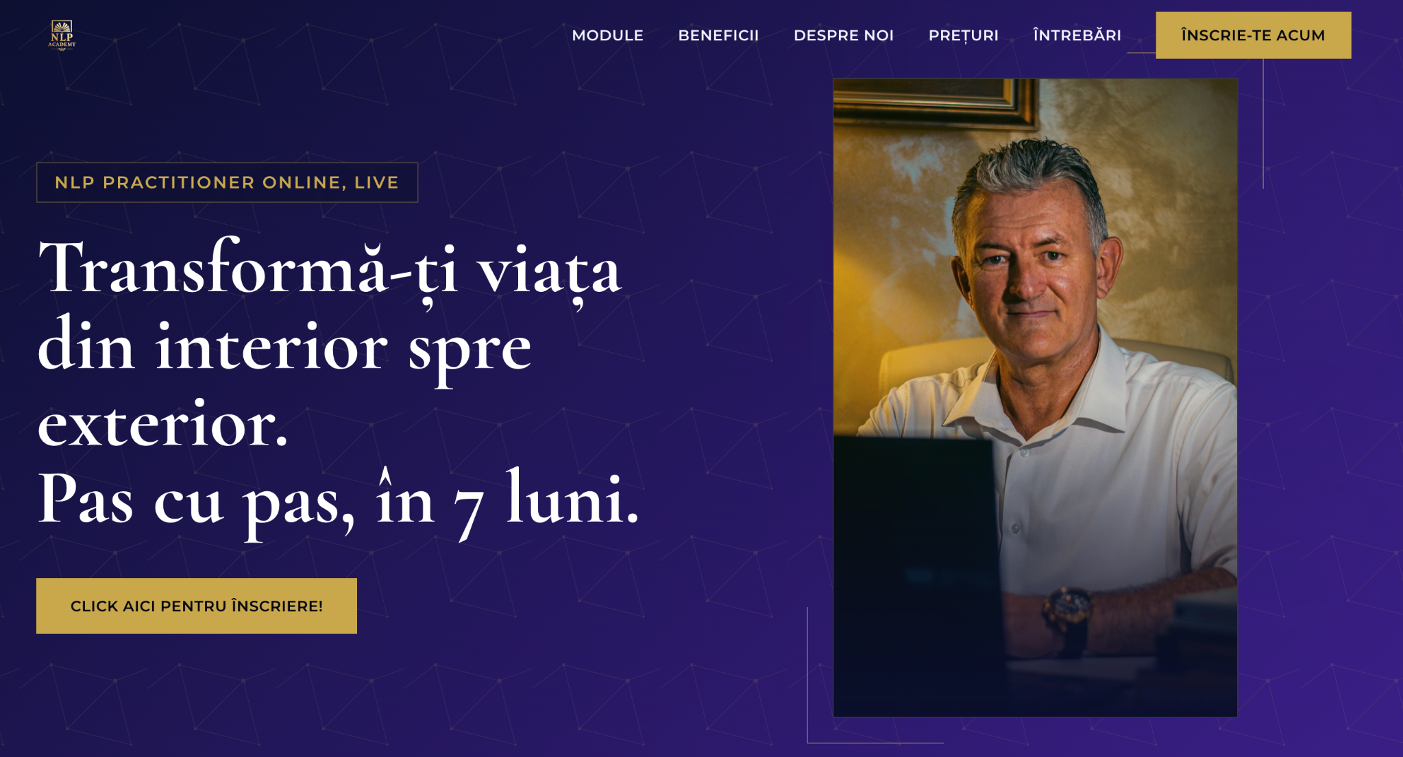 Captură reprezentativă NLP Academy România